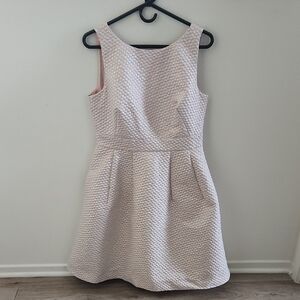 Calvin Klein Jacquard V-Back Pocket Dress